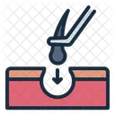 Hair Transplantation Surgery Treatment Icon