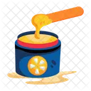 Hair Wax Lemon Wax Wax Jar Icon