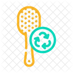 Hairbrush Recycle  Icon