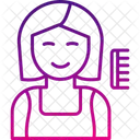 Hairdresser Barber Beautician Icon