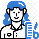 Hairdresser Avatar Occupation Icon