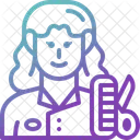 Hairdresser Avatar Occupation Icon