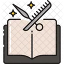 Hairdresser School Haircutting Classes Hairstling Study Icon