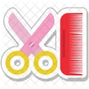 Haircutting Hairdressing Scissor Icon