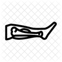 Hairline Fracture Break Icon