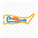 Hairline Fracture Break Icon