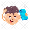 Hairstyle Selfie Taking Selfie Taking Photo Icon