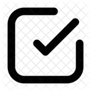 Häkchen-Quadrat-defekt  Symbol