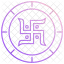 Hakenkreuz Hindu Festival Icon