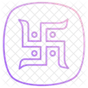 Hakenkreuz Hindu Festival Icon