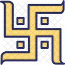 Hakenkreuz Hinduismus Wohlstandszeichen Symbol