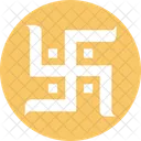 Hakenkreuz Hinduismus Wohlstandszeichen Symbol