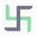 Hakenkreuz Festival Dekoration Symbol