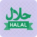 Halal Label Food Icon