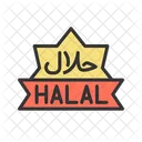 Halal Food Islamic Icon