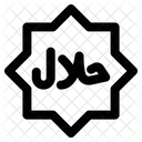 Halal Arabic Food Icon