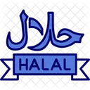 Halal Label Food Icon