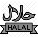 Halal Label Food Icon
