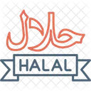Halal Label Food Icon