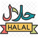 Halal Label Food Icon