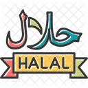 Halal Label Food Icon