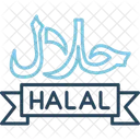 Halal Label Food Icon