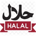Halal Label Food Icon