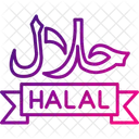 Halal Label Food Icon