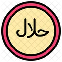 Halal Label Islamic Muslim Icon
