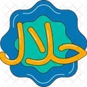 Halal Product Sticker Icon