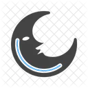 Halb Mond Gruselig Symbol