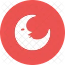 Halb Mond Gruselig Symbol