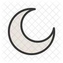 Halb Mond Gruselig Symbol