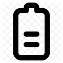 Batterie Halfte Ui Symbol
