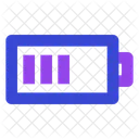 Halbe Batterie Symbol