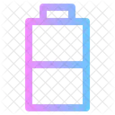 Halbe Batterie  Symbol