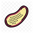 Halbe Aubergine  Symbol