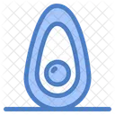 Halbe Avocado  Symbol