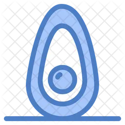 Halbe Avocado  Symbol