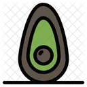 Halbe Avocado  Symbol