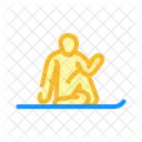 Halfte Herr Fische Symbol