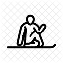 Halfte Herr Fische Symbol