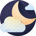 Halbmond Mond Nacht Symbol