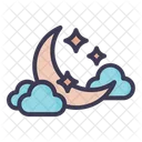 Halbmond Mond Nacht Symbol