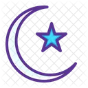 Halbmond Mond Ramadan Symbol