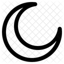Halbmond Mond Nacht Symbol