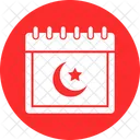 Halbmondkalender Islamisches Datum Ramadan Symbol