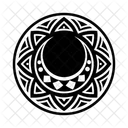 Halbmond Symbol Halbmond Zeichen Tribal Symbol