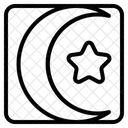 Halbmond und Stern  Symbol