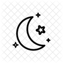 Halbmond und Stern  Symbol
